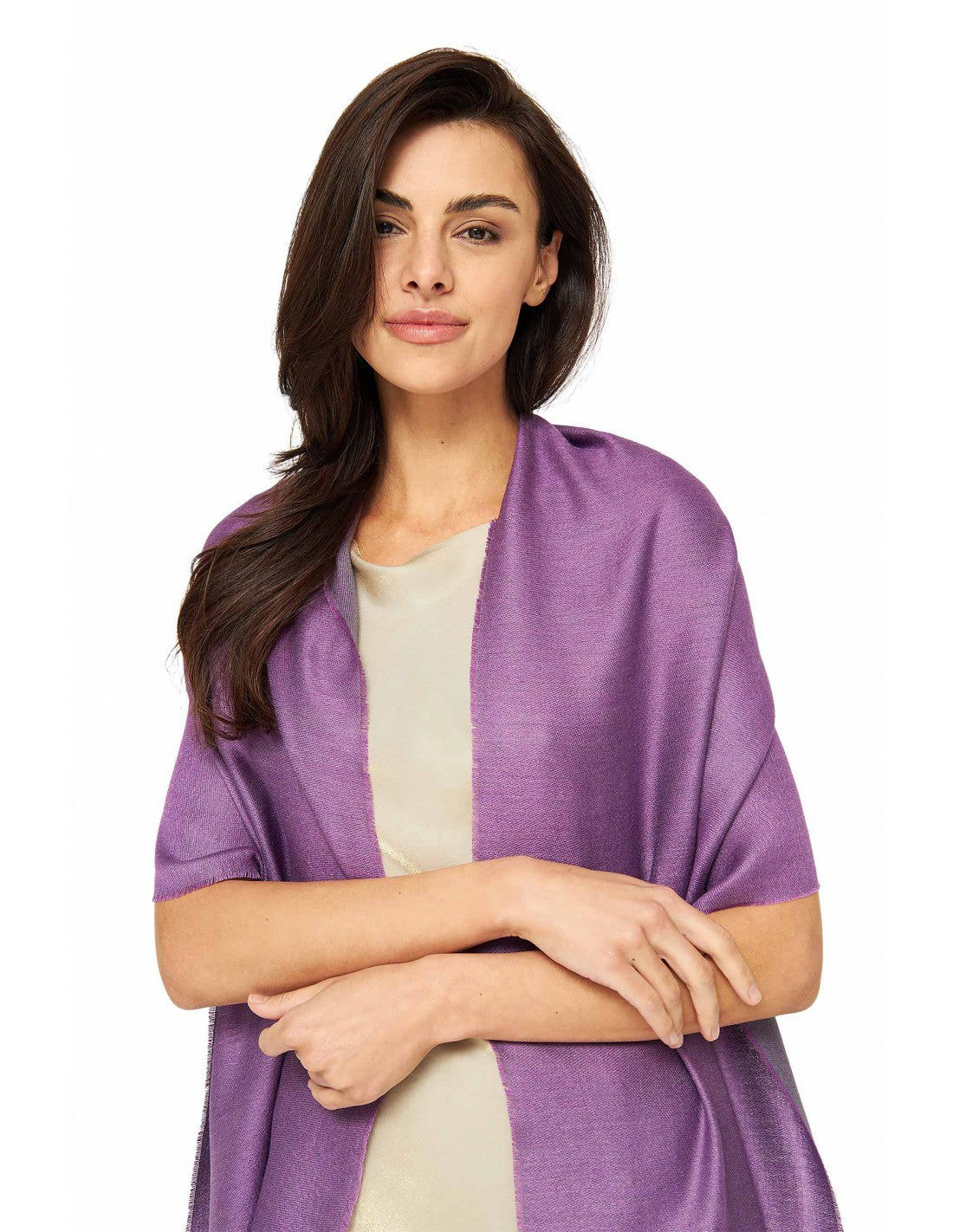 Apu Kuntur | Alpaka‑Seiden‑Schal Duo – 70 % Baby‑Alpaka 30 % Seide - Verdancia 1