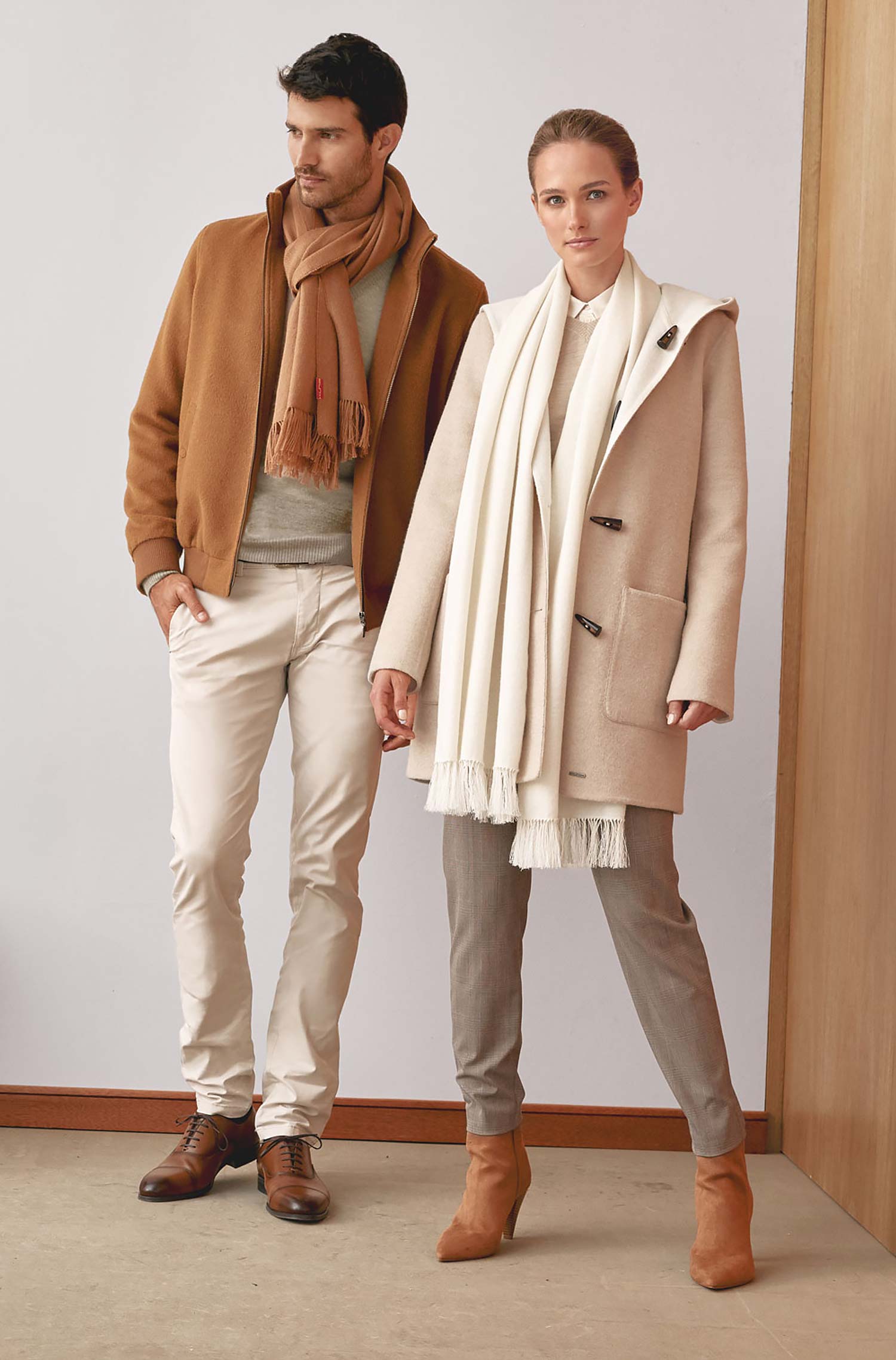 KUNA - Alpaka Wende-Mantel ANASTASIA – Zwei Mäntel in Einem - Verdancia