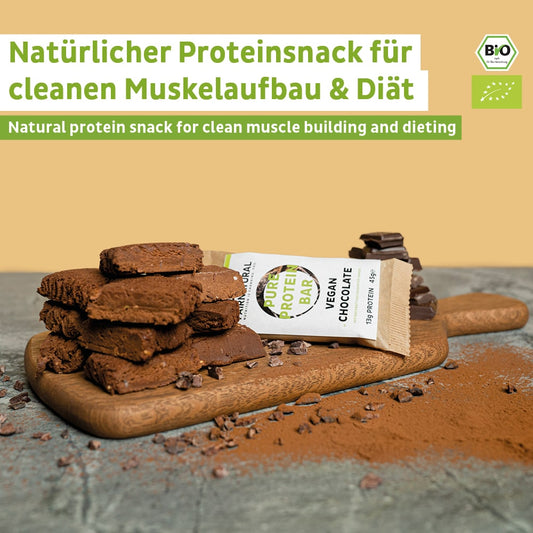 Bio Proteinriegel Vegan Schoko ohne Soja - Verdancia