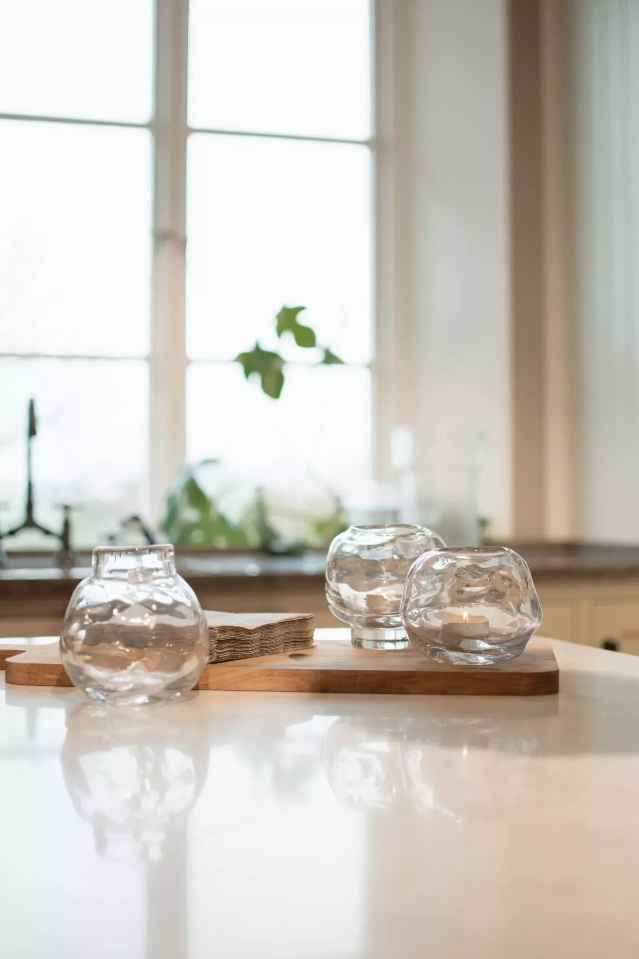 "Bunch" - mini Vase - Glas - Transparent - 12cm - Verdancia