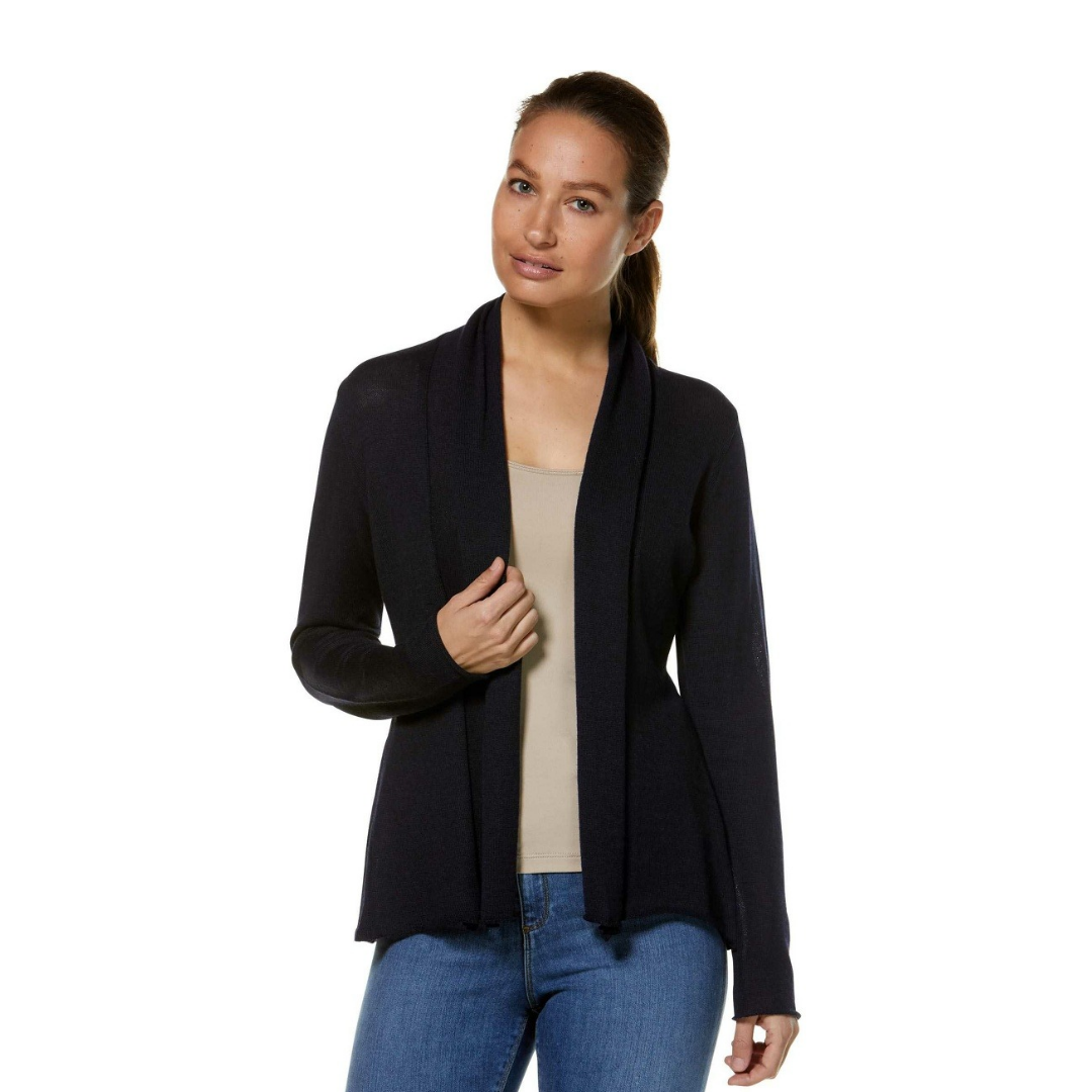 Apu Kuntur - Alpaka Strickjacke PENELOPE – Damen Schalkragenjacke aus Baby Alpaka | Verdancia 6