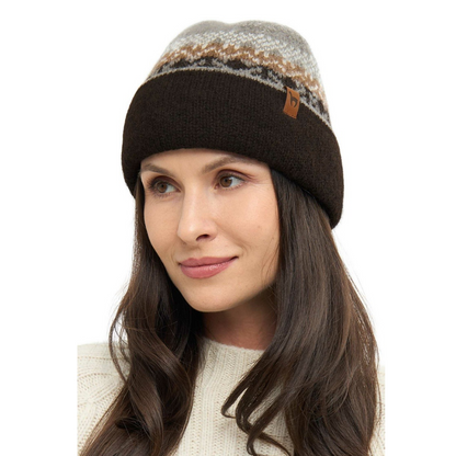 Apu Kuntur - Alpaka Mütze NATURA – Wendemütze aus 100% - ungefärbt - Verdancia