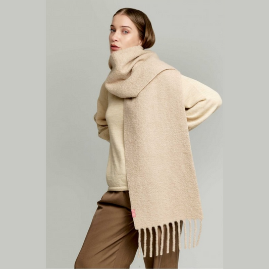 KUNA - Alpaka Schal YAMILETH – Webschal aus Baby Alpaka & Wolle - Verdancia
