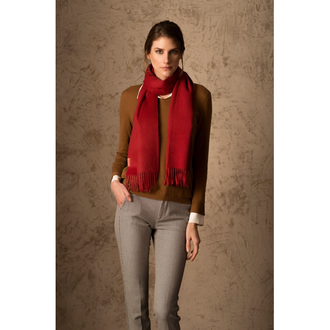 Verdancia | KUNA - Alpaka Webschal - Jamas – 100 % Royal‑Alpaka | Hohes Komfortniveau durch Luxusfaser Alpaka 