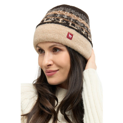 Apu Kuntur - Alpaka Mütze NATURA – Wendemütze aus 100% - ungefärbt - Verdancia