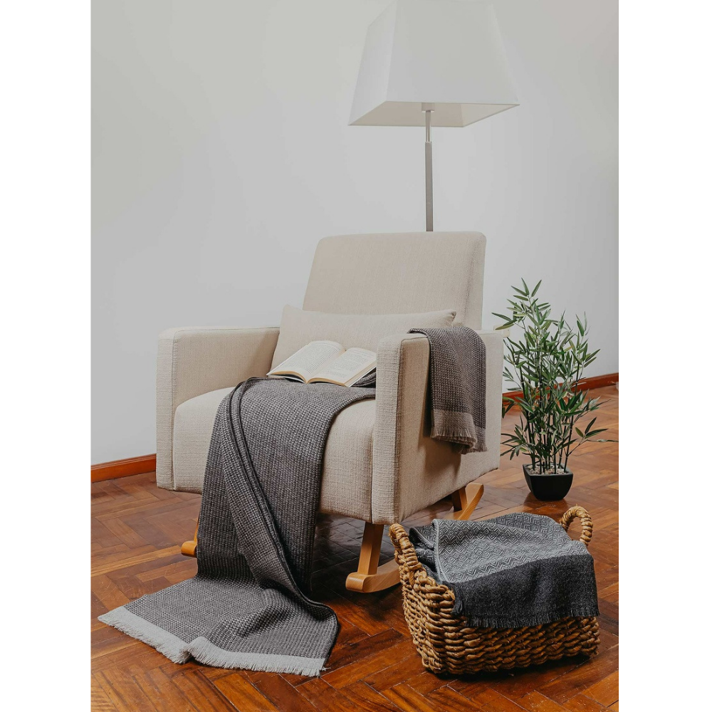 KUNA - Vivir Decke – 70 % Baby‑Alpaka & 30 % Schurwolle (Eco Line) - Verdancia