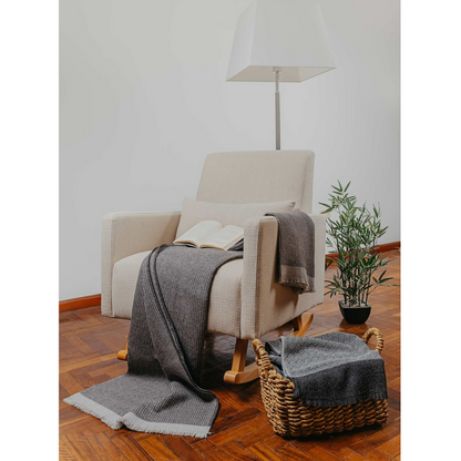 KUNA - Vivir Decke – 70 % Baby‑Alpaka & 30 % Schurwolle (Eco Line) - Verdancia