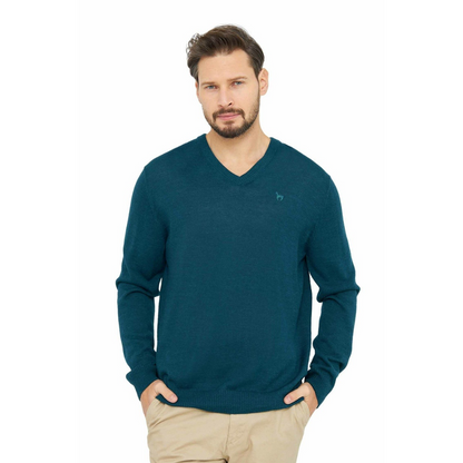 Apu Kuntur - Edler Herren-Pullover aus 100% Baby Alpaka - V-Kragen | Verdancia 2
