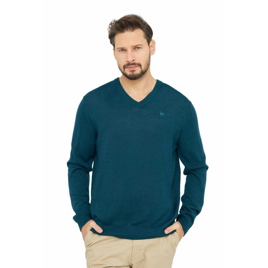 Apu Kuntur - Edler Herren-Pullover aus 100% Baby Alpaka - V-Kragen | Verdancia 2