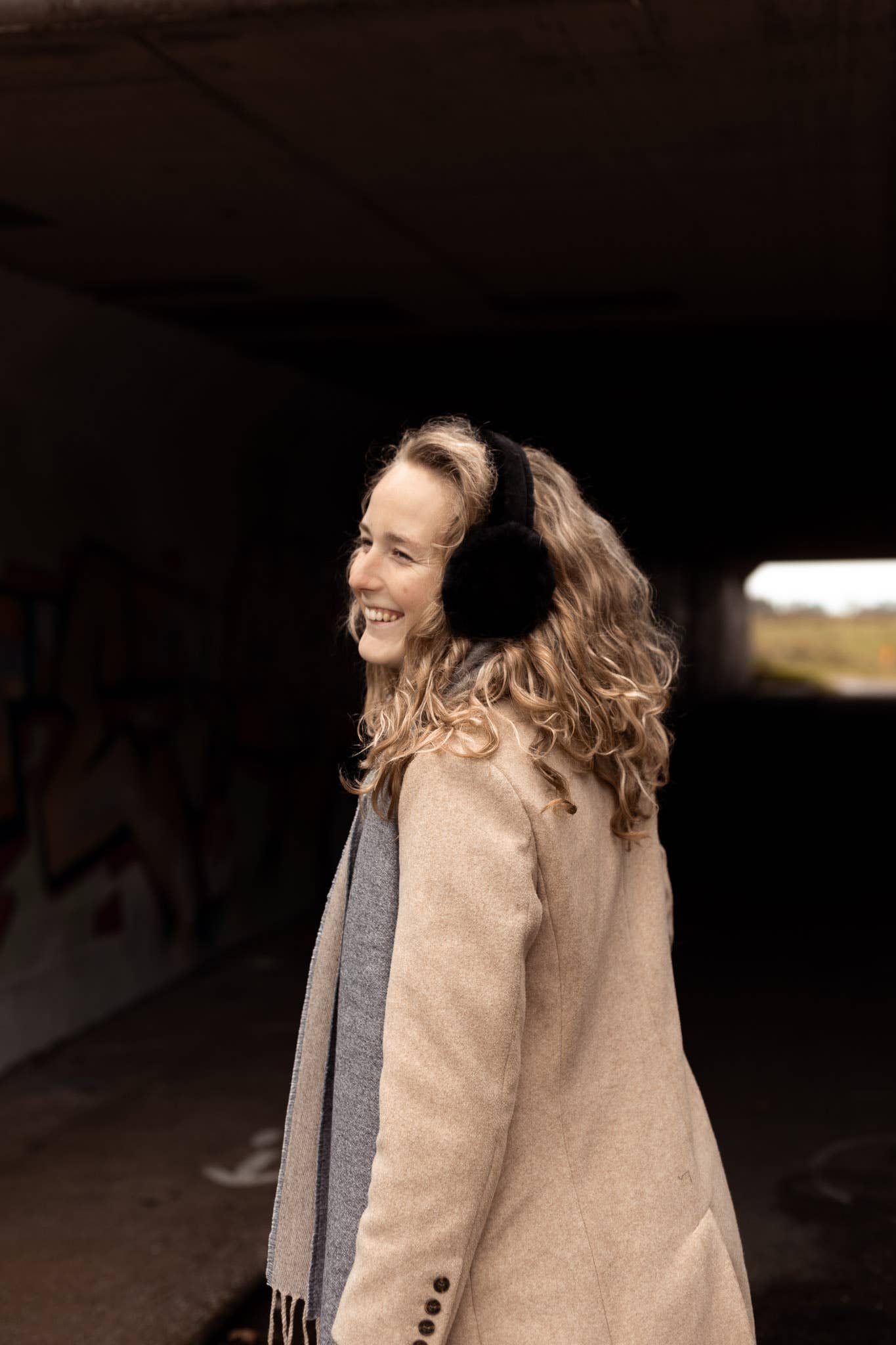 Lammfell Ohrenschützer - Van Buren - - Verdancia