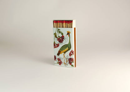 Vintage Streichhölzer – Lange Streichhölzer mit künstlerischem Motiv „Heron“ - Verdancia