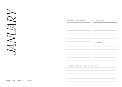 Cozy Publishing - Gemütlicher Planer 2026 | Nachthimmel – „Ziele nach dem Mond, Liebling“ | Kalender - Verdancia