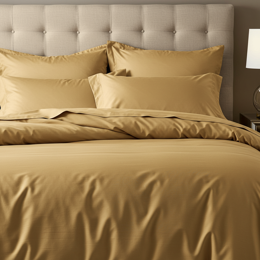 Finole Satin-Bettwäsche aus 100% ägyptischer Baumwolle, glänzend und weich, luxuriöses Bettwäsche-Set mit 600 TC.