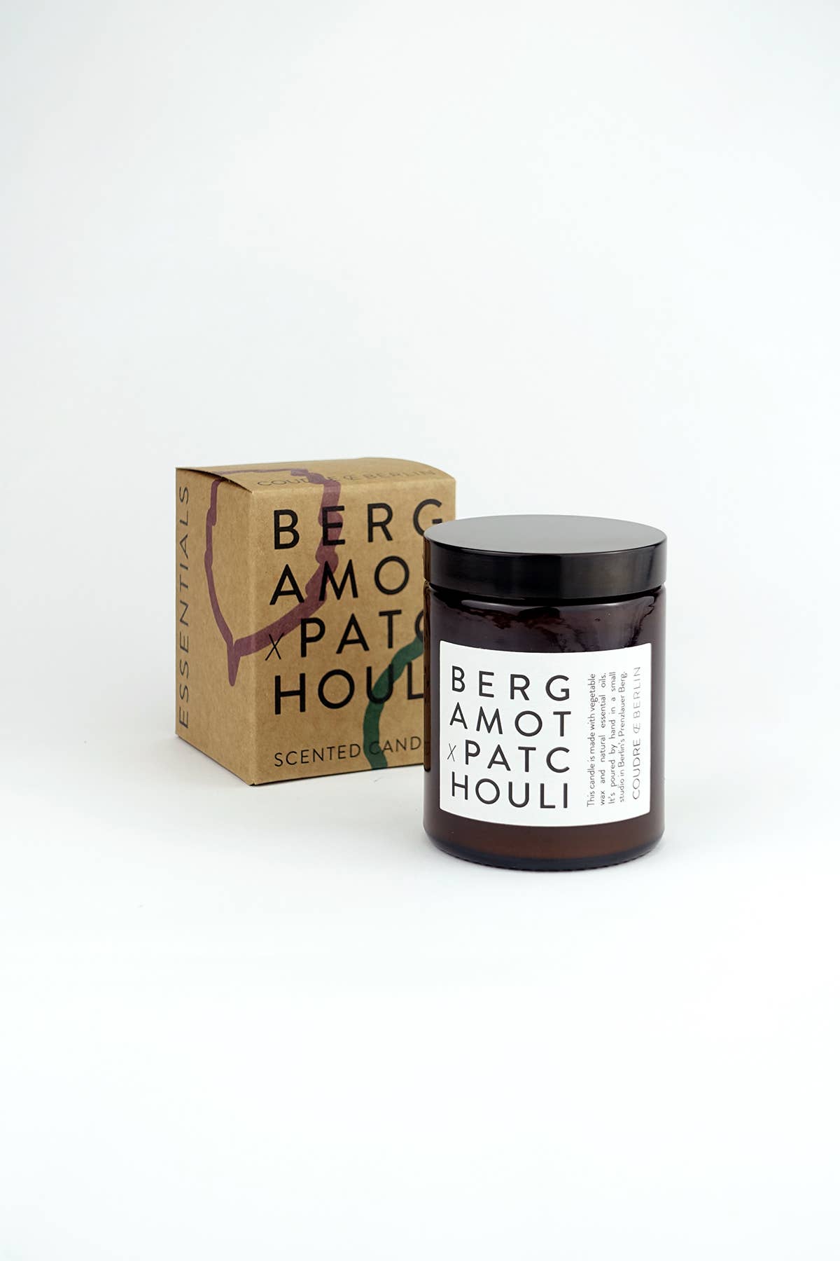 Coudre Berlin - Handgemachte Sojawachs-Kerze „Bergamot x Patchouli“ – natürlich, vegan & aromatisch | Verdancia4