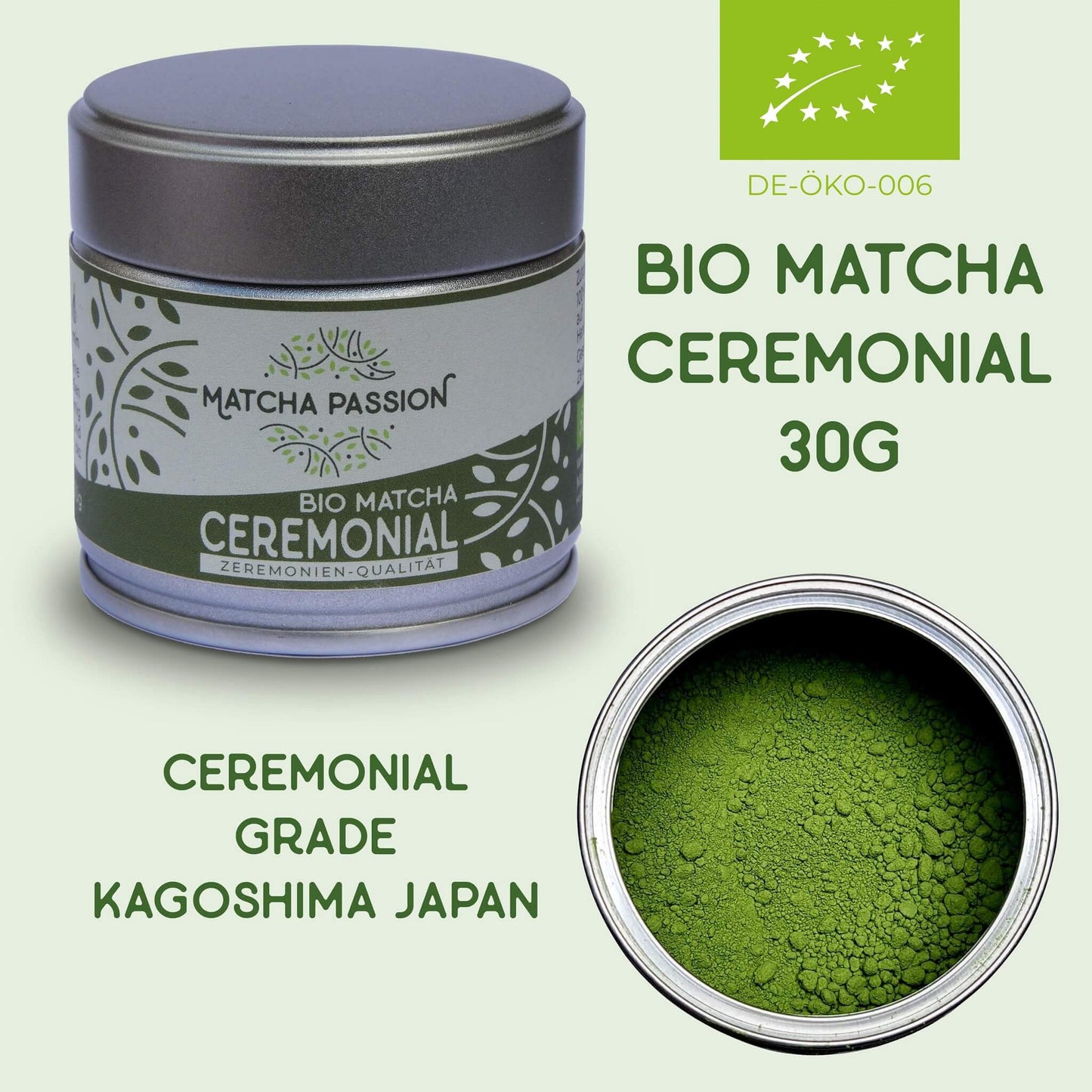 Bio Matcha Ceremonial 30g Dose