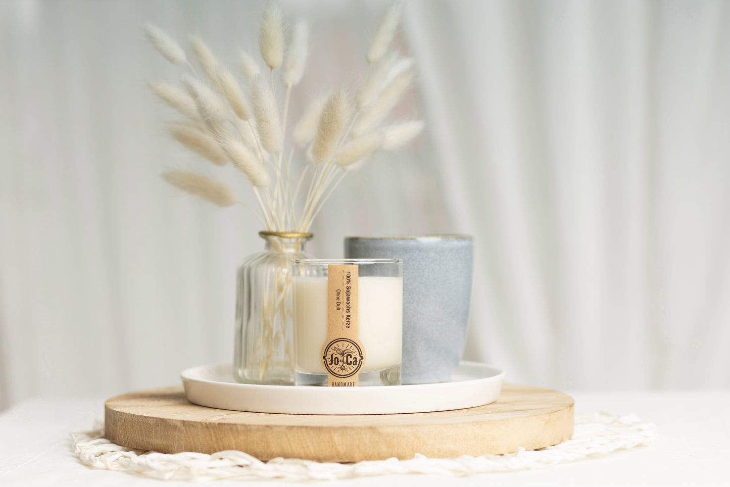 Soy scented candle - unscented