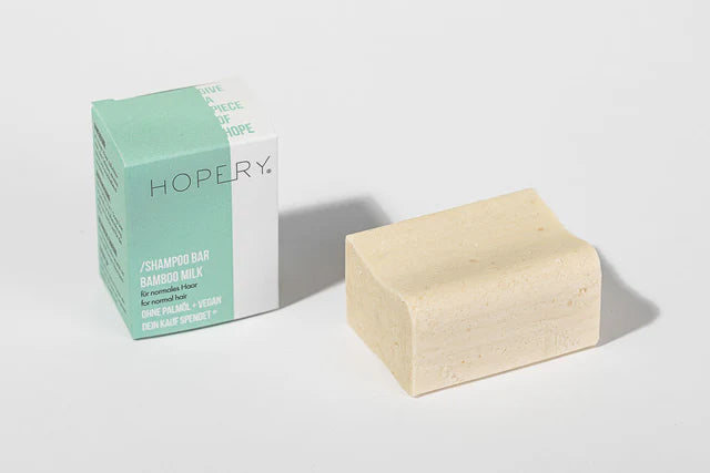 Hopery - Bamboo Milk  - Shampoo Bar – Naturshampoo - Verdancia