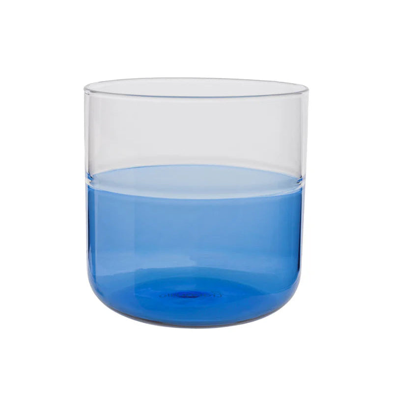 Buntes Glas RAINBOW von Tranquillo aus hitzebeständigem Borosilikatglas, 410 ml, farbenfrohes Trinkglas