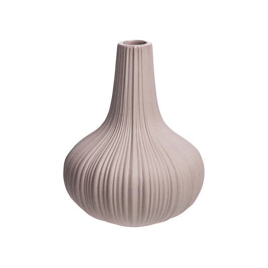 Elegante Tranquillo VINTAGE Rose Steinzeugvase in Pastellfarben, elegantes Design für Blumen oder Dekoration