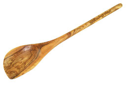 Olivenholz - Kochlöffel mit Ecke aus Olivenholz