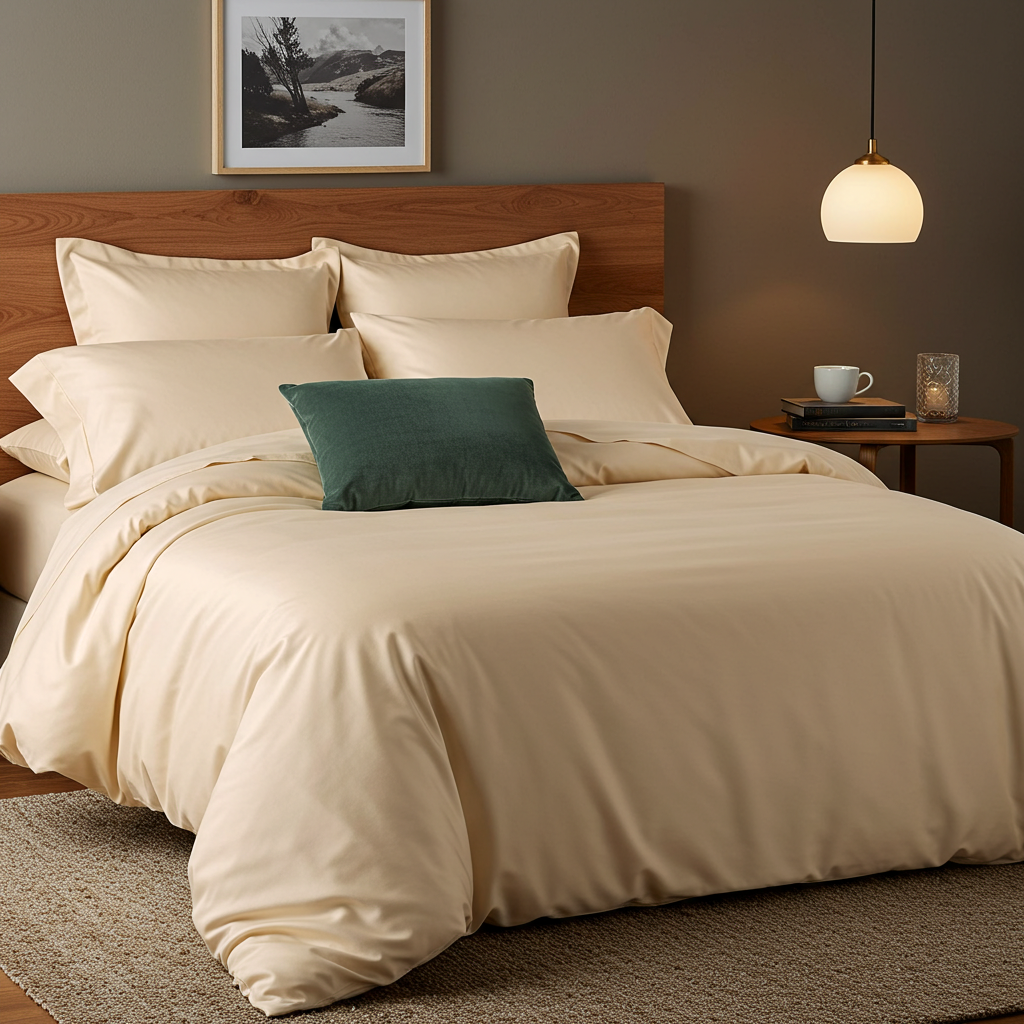 Finole Luxe Satin Spannbettlaken aus ägyptischer Baumwolle
