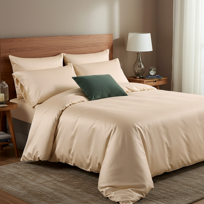 Finole Luxe Satin Spannbettlaken aus ägyptischer Baumwolle