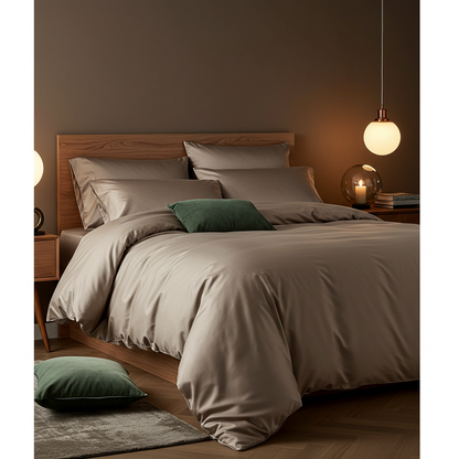 Finole Luxe Satin Spannbettlaken aus ägyptischer Baumwolle