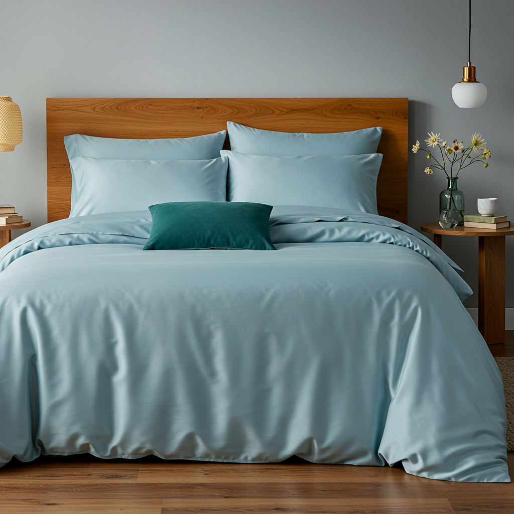 Finole Luxe Satin Spannbettlaken aus ägyptischer Baumwolle