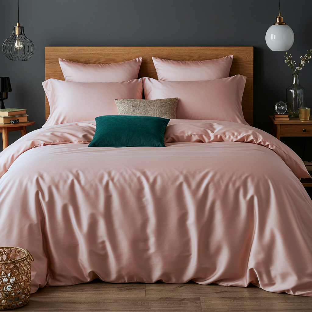 Finole Luxe Satin Spannbettlaken aus ägyptischer Baumwolle