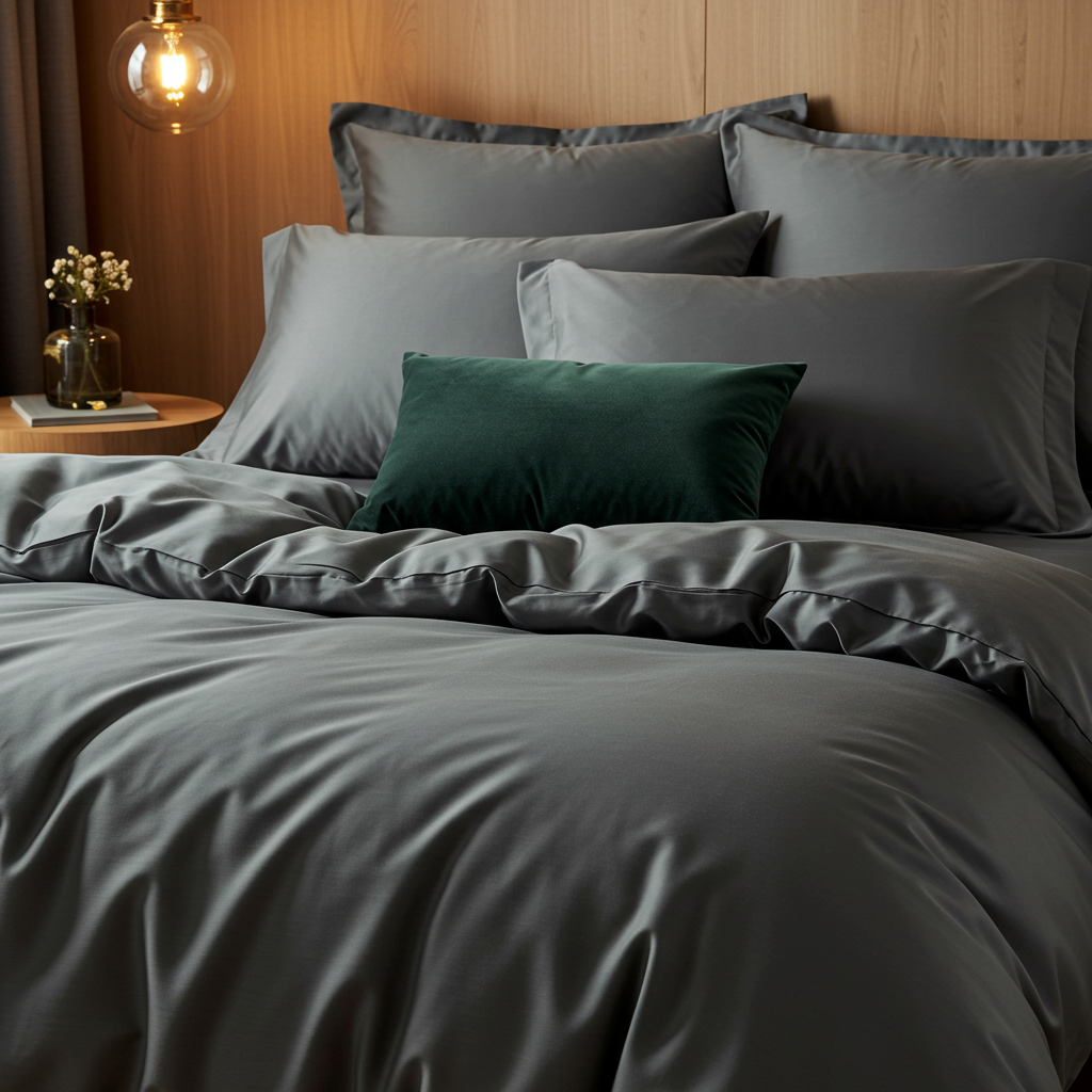 Finole Luxe Satin Spannbettlaken aus ägyptischer Baumwolle