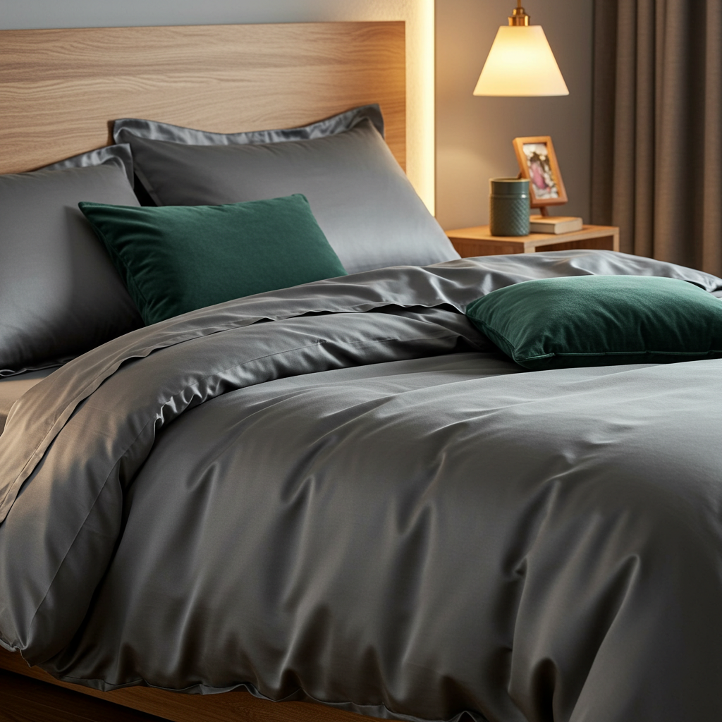 Finole Luxe Satin Spannbettlaken aus ägyptischer Baumwolle