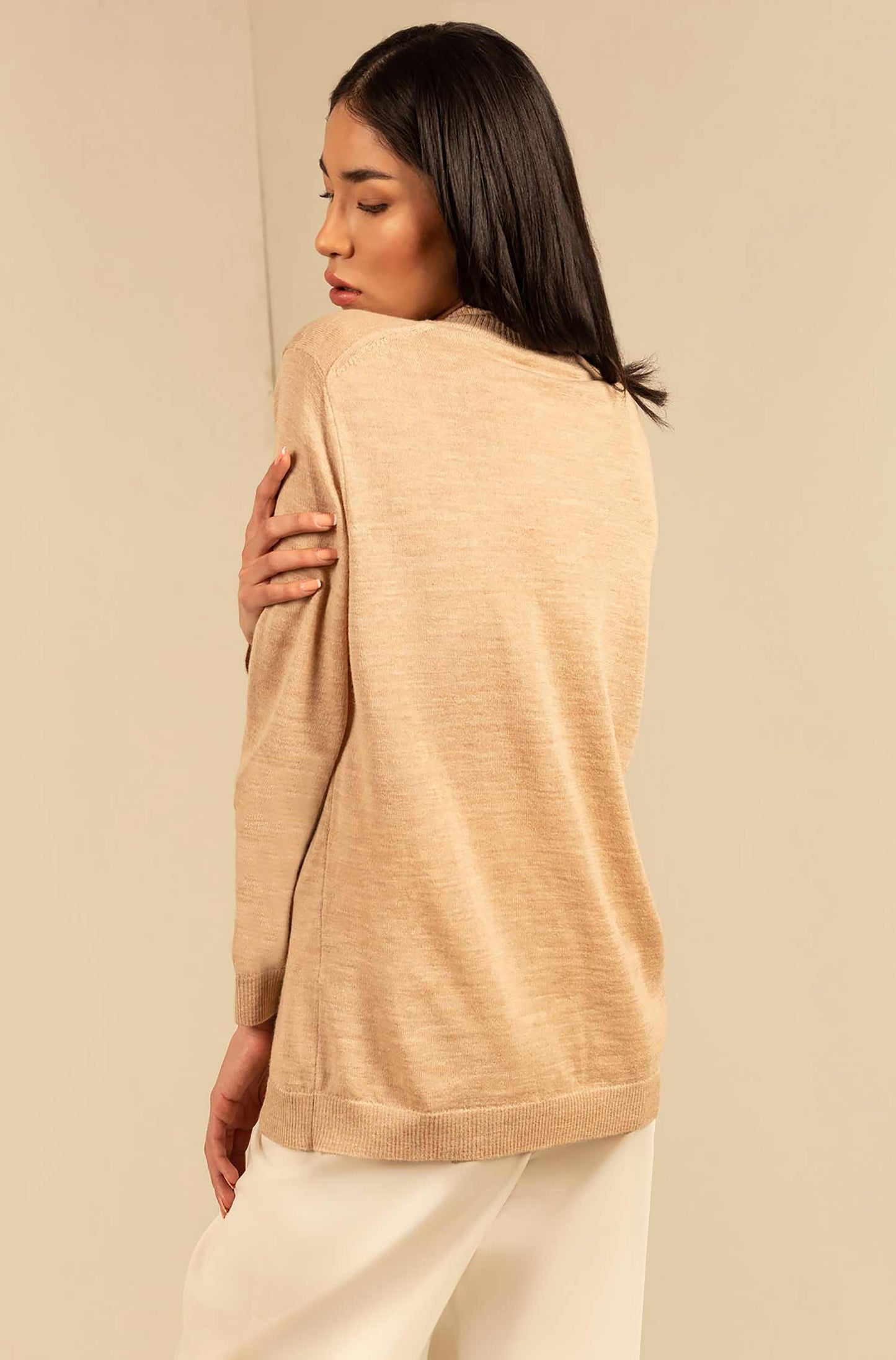 KUNA - Alpaka Damen Pullover Turtleneck - Anahi – 100 % Baby‑Alpaka | Verdancia 3