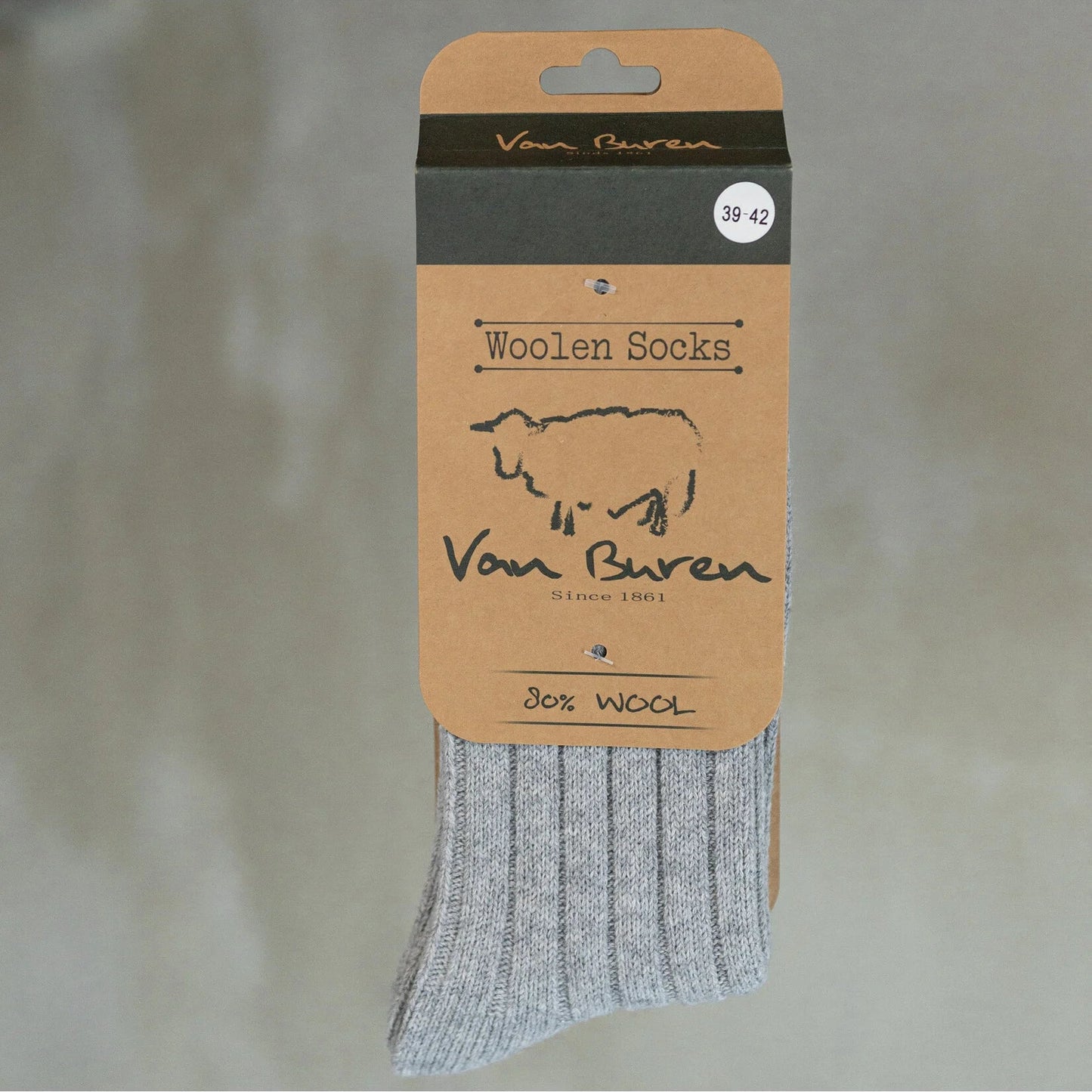 Wollsocken Sid – Grau | Van Buren | Verdancia