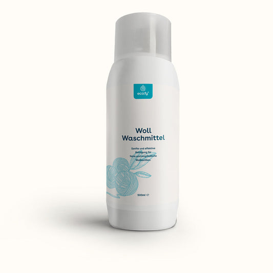 eco:fy Wollwaschmittel mit Lanolin für Wolle und Seide, hautfreundlich und pflegend, sanfte Reinigung für empfindliche Textilien