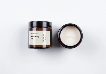 NAVA Berlin Ylang-Ylang + Feige Kerze – 100 % Bio-Sojawachs, handgemacht - Verdancia